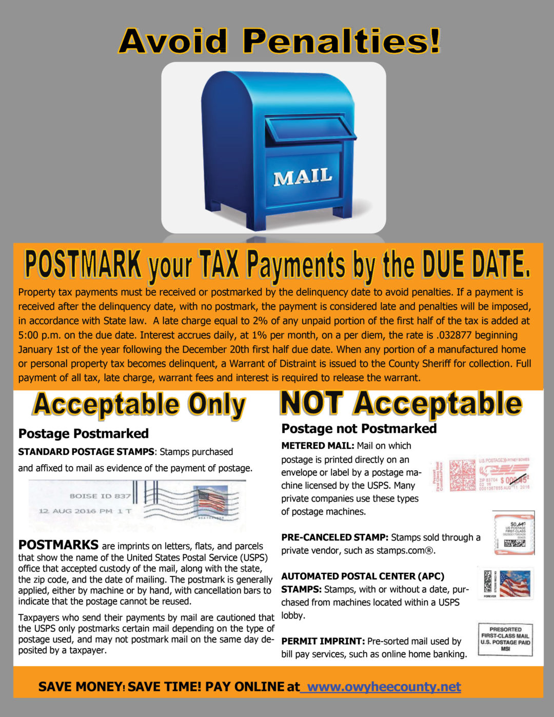 Treasurer Owyhee County Idaho