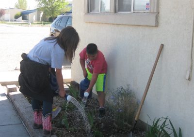 Finishing up the project at Marsing Schools. Thank you Lunaria League for the grant funds for this awesome project!